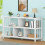 IBF 5 Cube Storage Organizer Bookshelf Low Bookcase 120cm White Oak 1
