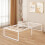 Yicensen Single Bed Frame 90x190 cm, Easy Assembly, Noise Free, White 1