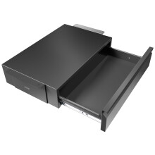 VIVO 18 inch Under Desk Lockable Slide Out Drawer, Secure Home Office Storage Organizer, Black, DESK-AC03B