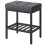 IBUYKE Rectangular Makeup Stool, Linen Seat Vanity Chair, Dark Gray WBD017G 1