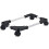 Liitrton Mobile CPU Stand Adjustable Computer Tower Stand with 4 Caster Wheels Fits Most PC (Black) 1