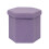 Bonlife Folding Storage Ottoman Hexagonal, Footrest with Toy Ches Box, 43cm 1
