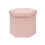 Bonlife Folding Storage Ottoman Hexagonal, Footrest with Toy Ches Box, 43cm 1