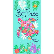 Miracle Home. Be Free Microfibre Towel, 100% Polyester, 75 x 145 cm. 15551