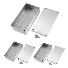 3PCS 1590B Style Guitar Effects Pedal Aluminum Stomp Box Enclosure for DIY Guitar Pedal Kit