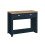 Birlea Birlea Highgate 2 Drawer Console Table Navy Blue & Oak Effect 1