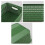 Mayish Plastic Weave Basket, Plastic Woven Cupboard Storage Baskets, Green, 6 Pack 4