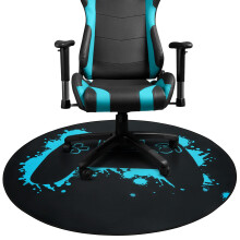 Gaming Chair Mat 47 Inch Round Chair Mat for Hardwood Floor Gaming Rugs Office Chair Rug Chair Mat Carpet Antislip Floor Protector for Gaming Room