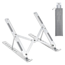 SAYEEC Laptop Stand for Desk Portable Laptop Riser 7 Angles Ergonomic Adjustable Computer Stand Aluminum Foldable Laptop Stands Ventilated Cooling