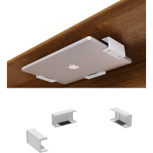 sciuU Under Desk & Wall Mount Holder Storage for Laptop Tablet Keyboard