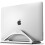 HumanCentric Vertical Laptop Stand for Desks in Silver Color, Adjustable 1