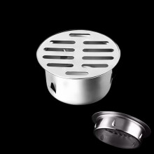 70MM Floor Drain Cover,304 Stainless Steel Drain Covers Filter,Round Flat Drain Grate Cover,Removable Floor Drain Cover,Anti-clogging Floor Drain