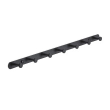 Brute Strength â“ Stainless Steel wall Coat Rack â“ Black â“ 7 Hooks Â· 54 cm