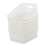 Kiddream 6 Packs Plastic Weave Basket, Small Cupboard Storage Basket, White 1