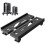 Hmseng Adjustable Pc Stand for Floor,Computer Tower Stand with 4 Rolling Caster Wheels, Mobile CPU Stand for Floor Carpet Gaming PC Case-Black 1