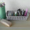 Bblina Plastic Baskets for Storage, 3-Pack Small Grey Basket 4