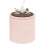 PINPLUS Round Ottoman Storage Box, Folding Stool, Pink, 43x43x45 cm 1