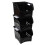 Waikhomes 3 Pack Plastic Stacking Storage Basket, Stackable Storage Bin, Black 1