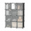AWTATOS 12 Cube Storage Organizer with Doors,Black 1