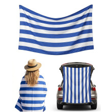 Evolpor Magnetic Beach Towel Extra Large 200 × 90 cm, Wearable Microfibre Towel for Adults with Hidden Magnets