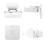 5X Tuya Zigbee Human Presence Detector with Holder Human Body PIR Sensor MmWave  Microwave Motion Sensor Detect 8