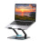 SOUNDANCE Laptop Stand with 360Â Rotating Base, Ergonomic Computer Riser for Desk, Adjutable Height Muti-Angle, Foldable Laptop Mount 1