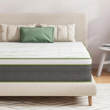Novilla 3FT Single Mattress 9.4 Inch Deep Pocket Sprung Mattresses, CertiPUR-US Memory Foam Hybird Mattress