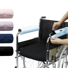 SPRING SEAON Wheelchair Armrest Pads Covers Fuzzy Desk Chair Arm Pads Soft