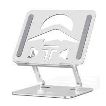 Tobeoneer Aluminum Adjustable Laptop Stand for Desk,Foldable, 10-16"
