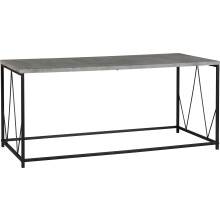 Seconique Athens Rectangular Coffee Table in Concrete Effect