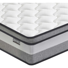 Giovanly Double Mattress,Hybrid Mattresses in a box with Memory Foam,Medium Firm, Individual Pocket Spring with Breathable Knitted and Back Pain