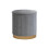 Bonlife Large Round Storage Ottoman, Foldable Footstool with Lid 1