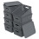 Zopnny 8 Pack Plastic Shelf Organizer Baskets, Small Storage Bins with Lid 1