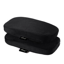 Aloudy Arm Rest Pillow, 2021 New Size 11â Office Chair Armrest Cover Pads, Comfy Desk Chair Cushions for Elbows and Forearms(Large, Set of 2)