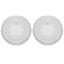 Shower Drain Hair Catcher, 2Pcs Silicone Shower Drain Cover Anti-Clog Hair Stopper Grey/White for Kitchen Bathroom Laundry