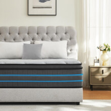 SleepTheme5FT, Double Mattress,150x200x28cm Hybrid Pocket Sprung, Med Firm