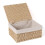 FEILANDUO Wicker Shelf Baskets Bin with Lid, Handwoven Paper Rope Baskets for Organizing, Rectangular Basket for Storage 1
