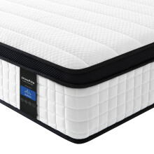 Inofia Single Mattress, 12 Inch Hybrid Mattress with Aeroshield Memory Foam and NexusArc Pocket Sprung,Cozy and Breathable Fabric,The Elegant Plus