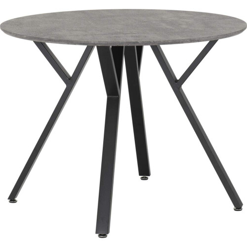 Seconique Seconique Athens Round Dining Table in Concrete Effect
