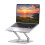 SOUNDANCE 360 Rotating Laptop Stand, Adjustable Riser,10-17", Silver Grey 1