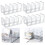 Panavage Transparent Desk File Organiser, 4 Slots, 4-Pack 1