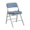 BOOSDEN Blue Padded Folding Chairs, Foldable Chair with Thick Cushion 1
