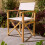 Rowlinson Rowlinson Ascot Folding Directors Chair - Natural 1