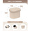 Bonlife Small Ottoman Storage Stool Folding Boucle Footstool with Lid4 5