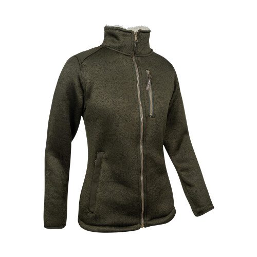 JACK PYKE JACK PYKE Ladies Scandinavian Fleece Jacket Dark Olive Medium