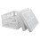 Asking Set of 3 Plastic Stackable Filding Storage Crate, 30 L Collapsible Storage Basket, White 1