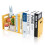 SHILIPAIJC Expandable Desktop Bookshelf, Small Countertop Bookcase 1