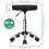 FURWOO Multi-Purpose Rolling Stool with Wheels for Spa - Adjustable Drafting Stool (Black) 2