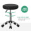 FURWOO Multi-Purpose Rolling Stool with Wheels for Spa - Adjustable Drafting Stool (Black) 4