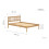 Birlea Birlea Pine Small Double Bed Frame 4FT Bedstead Lisbon Rustic Corona Solid Pine 5